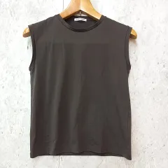 BEAUTY&YOUTH UNITED ARROWS ビューティーアンドユースユナイテッドアローズ ノースリーブ カットソー 無地 ダークグレー Mサイズ □〇