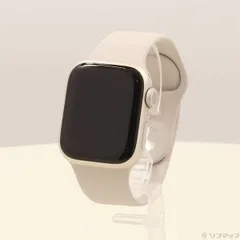 〔中古品〕 Apple Watch Series 9 GPS 41mm スターライトアルミニウムケース スターライトスポーツバンド【262】