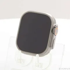 〔中古品〕 Apple Watch Ultra GPS + Cellular 49mm チタニウムケース バンド無し【348】