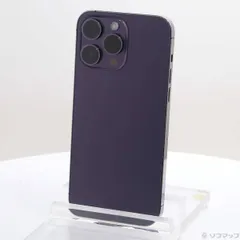 〔中古品〕 iPhone14 Pro Max 1TB ディープパープル MQ9N3J／A SIMフリー【348】