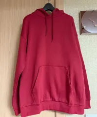 新品 DARK RED 起毛 フードTシャツ ユニセックス