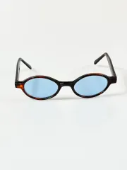 90s FIRE GAS トータスシェル オーヴァル ウェリントン ティント ヴィンテージ サングラス