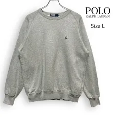 A25112/ 90s POLO RALPH LAUREN ポロ ラルフローレン ヴィンテージ スウェット トレーナー グレー L