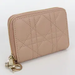 DIOR ディオール ジップコインケース スモール レディディオール S0985ONMJ 小銭入れ レザー【中古】 レディース