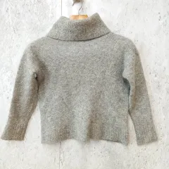 Ray BEAMS レイビームス モヘア タートルネック ニット セーター アルパカ混紡 グレー ◇〇☆