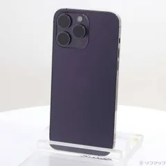 〔中古品〕 iPhone14 Pro Max 256GB ディープパープル MQ9E3J／A SIMフリー【344】