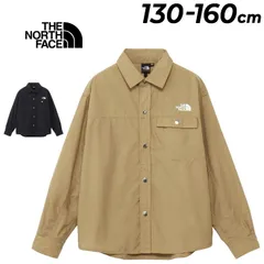 ザ・ノース・フェイス キッズ 長袖シャツ 130-160cm 子供服 THE NORTH FACE L/Sヌプシシャツ ナイロンシャツ 子ども用 ウェア はっ水 軽量 無地 長そで トップス 男の子 女の子 羽織り  キッズシャツ  /NRJ12522