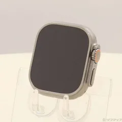 〔中古品〕 Apple Watch Ultra GPS + Cellular 49mm チタニウムケース バンド無し【377】