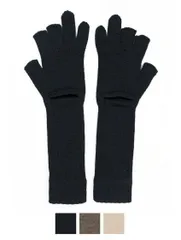JANE SMITH (ジェーンスミス)5G WOOL THREE FINGER LESS GROVE バージンエクストラスーパーファインウールフィンガーレスグローブ 23WKN-925S
