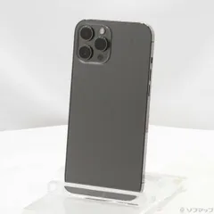 〔中古品〕 iPhone12 Pro Max 256GB グラファイト MGCY3J／A SIMフリー【348】