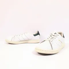 シンプルデザイン◎【adidas】アディダス スニーカー ローカット シューズ CQ2871 スタンスミス STANSMITH ロゴ カジュアル シンプル 人気 定番 白 ホワイト 緑 グリーン レディース 23cm /M39691HH