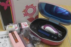 美品 ver.8.0 眉毛脱毛器付き 脱毛器 美顔器 シャインピンク - メルカリ