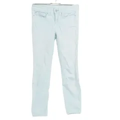 W61 24−25インチ相当【 ローライズ | GAP / ギャップ 】ライトカラー ローライズ ノンストレッチデニム ユーズド加工 ポケットあり 春夏 T502