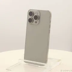 〔中古品〕 iPhone15 Pro Max 256GB ナチュラルチタニウム MU6R3J／A SIMフリー【305】