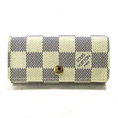 【三重本店】 中古 LOUIS VUITTON | ルイ・ヴィトン ミュルティクレ4 4連キーケース N60020 ダミエアズール ホワイト系 【125】