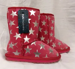 M08 エミューオーストラリアムートンブーツ　キッズ  15cm 未使用品 カワイイ