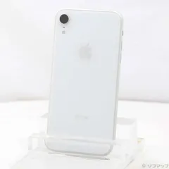 〔中古品〕 iPhoneXR 128GB ホワイト MT0J2J／A SIMフリー【258】