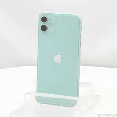 〔中古品〕 iPhone11 64GB グリーン MHDG3J／A SIMフリー【377】