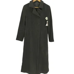 コムサデモード COMME CA DU MODE ウール ダブルブレスト ステンカラーコート スーパーロング コート レディース JPN：M 