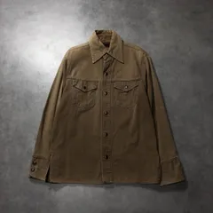 GQ4401◇BIG YANK : 70’s シャツ◇M◇ブラウン ビッグヤンク 長袖シャツのサムネイル