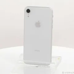 〔中古品〕 iPhoneXR 64GB ホワイト MT032J／A SIMフリー【305】