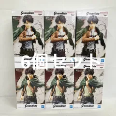 未開封 進撃の巨人 Grandista リヴァイ エレン フィギュア 6個セット SFQ594 c101