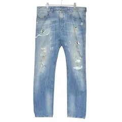 DIESEL　ディーゼル　BUSTER　クラッシュ加工デニムパンツ　ダメージジーンズパンツ　8054000228607