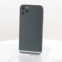 〔中古品〕 iPhone11 Pro Max 64GB ミッドナイトグリーン MWHH2J／A SIMフリー【262】