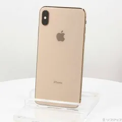 〔中古品〕 iPhoneXS Max 64GB ゴールド MT6T2J／A SIMフリー【377】