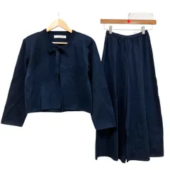 OG36 INGEBORG インゲボルグ セットアップ セーラーカーディガン ガウチョパンツ ネイビー レディース Mサイズ