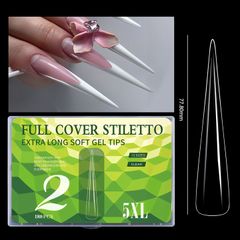 Liberte555 ネイルチップ ロング ギャル 長さだしチップ 付け爪 ネイル