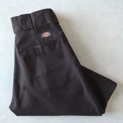 ■古着 Dickies ディッキーズ 874DB ワークパンツ チノ 焦茶 W28L30【D1645】
