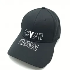 【美品】キャロウェイ キャップ 黒×白 ロゴ刺しゅう つばに収納型可動式セル付  レディース  ゴルフウェア Callaway