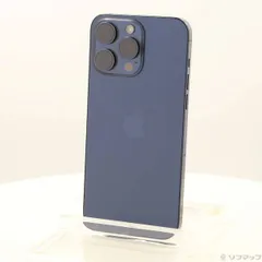 〔中古品〕 iPhone15 Pro Max 1TB ブルーチタニウム MU723J／A SIMフリー【269】