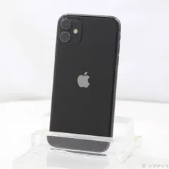 〔中古品〕 iPhone11 64GB ブラック MWLT2J／A SIMフリー【344】
