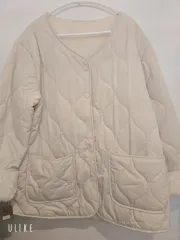 アイボリー キルティング ダウン