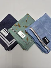 【新品】renoma メンズハンカチ 3枚セット