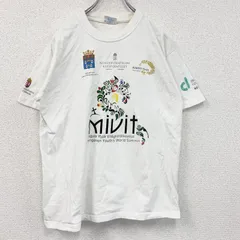 古着 used　BLOSSOM　半袖プリントTシャツ　白　ホワイト　Lサイズ