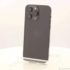 〔中古品〕 iPhone14 Pro Max 256GB スペースブラック MQ9A3J／A SIMフリー【348】