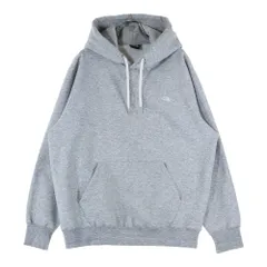 THE NORTH FACE (ザノースフェイス) SMALL LOGO HEATHER SWEAT HOODIE スモール ロゴ ヘザースウェット フーディ グレー NT62342