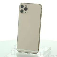 〔中古品〕 iPhone11 Pro Max 64GB ゴールド MWHG2J／A SIMフリー【198】