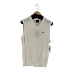 ナイキゴルフ NIKE GOLF ワンポイントスウッシュ刺繍 Vネック ニットベスト メンズ  M