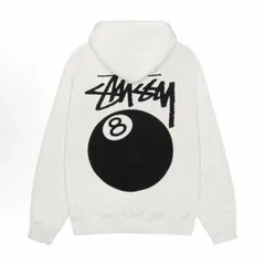 【新品未使用】 無料配送スツーシー☆ Stussy 8 ボールシリーズ ☆ アメリカンレトロ ブラック 8 デザインプリントパーカー ユニセックスサイズ