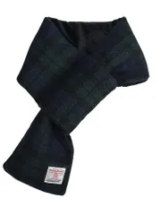 マフラー 大きいサイズ メンズ 裏起毛 中綿 差し込み Harris Tweed (ハリスツイード)