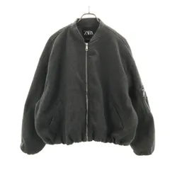 ZARA ザラ ブルゾン M チャコールグレー ジャケット レディース 古着