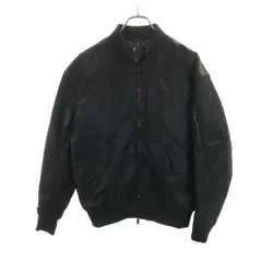 UNIQLO +J ユニクロ プラスジェイ ハイブリッドダウンオーバーサイズMA-1 ブルゾン S ブラック メンズ 古着