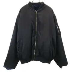 PUNYUS プニュズ リバーシブル MA-1 フライトジャケット 4 ブラック メンズ 古着