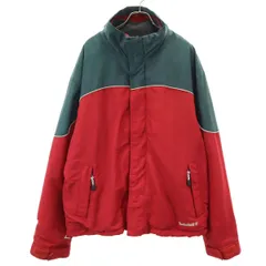 Timberland ティンバーランド ナイロンジャケット XL レッド ライナー付き メンズ 古着