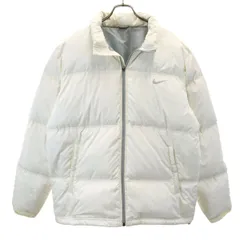 NIKE ナイキ ダウンジャケット XL アイボリー メンズ 古着