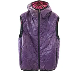 CAMP7 キャンプセブン リバーシブル 中綿ベスト L パープル メンズ 古着